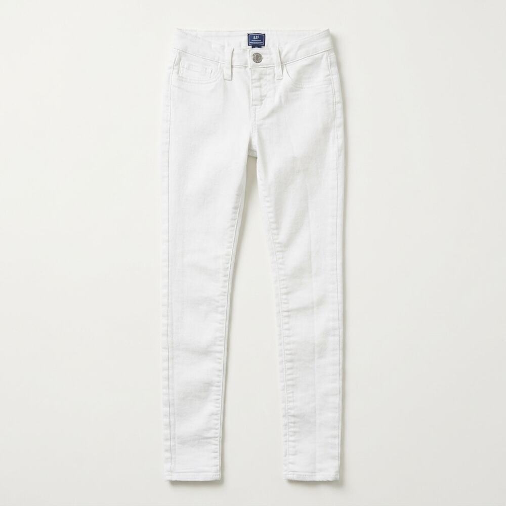 GapKids Stretch Denim Super Skinny Jeans Off White GAP Girls 10 Slim